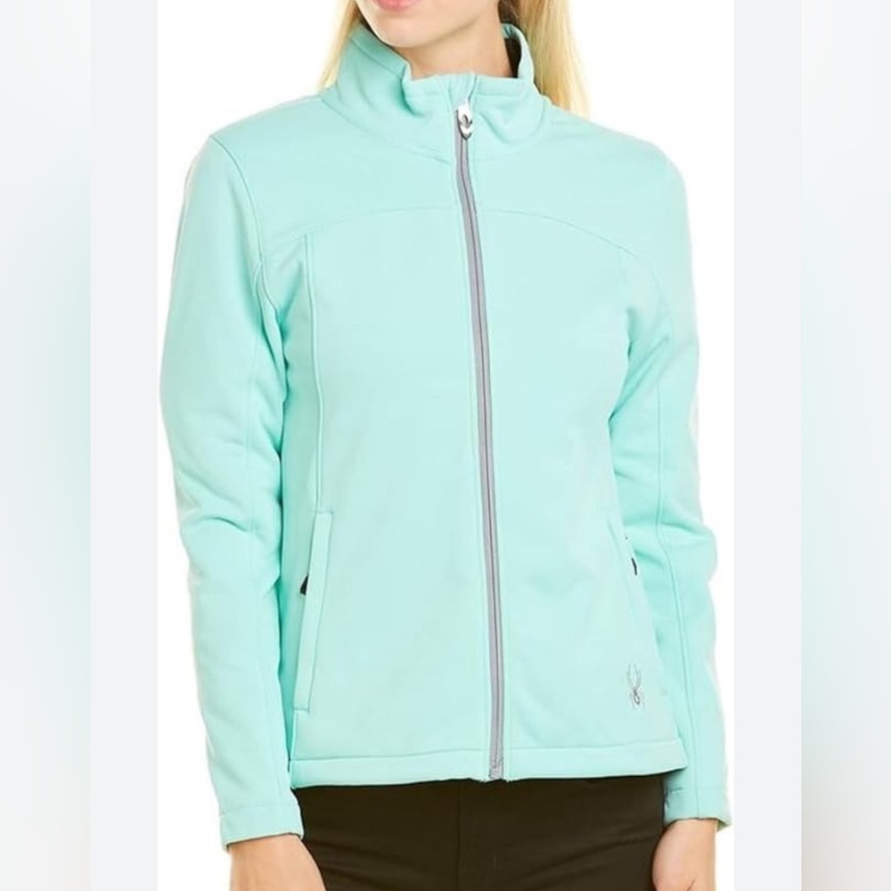 Spyder core sweater jacket full zipper logo